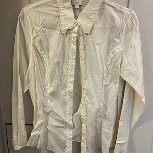 Darling J Jill Cotton Button Down Blouse Size S